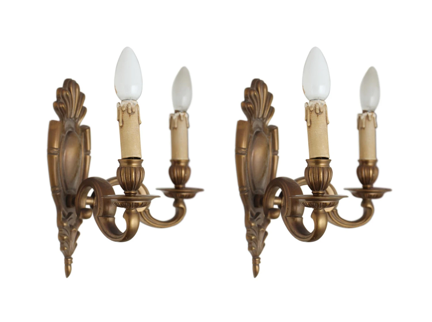 Pair Of French Bronze Wall Sconces 3 Pair Of French Bronze Wall Sconces