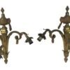 Pair Of French Cast Bronze 3 Arm Wall Sconces 2 Pair Of French Cast Bronze 3 Arm Wall Sconces -OGT Sale Store sconces wall lighting pair of french cast bronze 3 arm wall sconces p263124