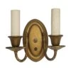 Traditional Painted Gold Brass 2 Arm Sconces 1 Traditional Painted Gold Brass 2 Arm Sconces -OGT Sale Store sconces wall lighting traditional painted gold brass 2 arm sconces p267020