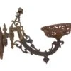 Victorian Cast Iron Oil Lamp Holder With Mounting Bracket -OGT Sale Store sconces wall lighting victorian cast iron oil lamp holder with mounting bracket p261344