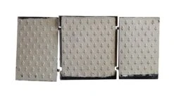 Antique Fleur De Lis White Cast Iron Fire Back Set