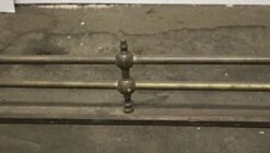 Traditional Antique 5 Foot Brass Fireplace Fender 10 Traditional Antique 5 Foot Brass Fireplace Fender -OGT Sale Store screens covers for sale p264002