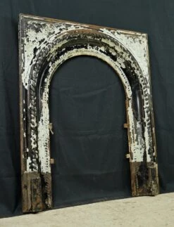 Antique Victorian Black Cast Iron Arched Fireplace Insert Surround 13 Antique Victorian Black Cast Iron Arched Fireplace Insert Surround -OGT Sale Store screens covers for sale q283366