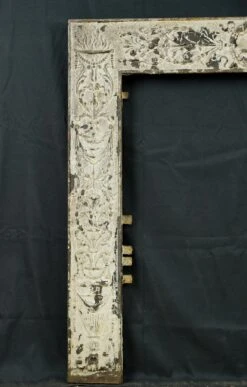 Antique Victorian White Painted Cast Iron Fireplace Insert Surround 13 Antique Victorian White Painted Cast Iron Fireplace Insert Surround -OGT Sale Store screens covers for sale q283367