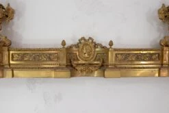 Antique 4 Ft. French Brass Fireplace Fender 20 Antique 4 Ft. French Brass Fireplace Fender -OGT Sale Store screens covers for sale q284380