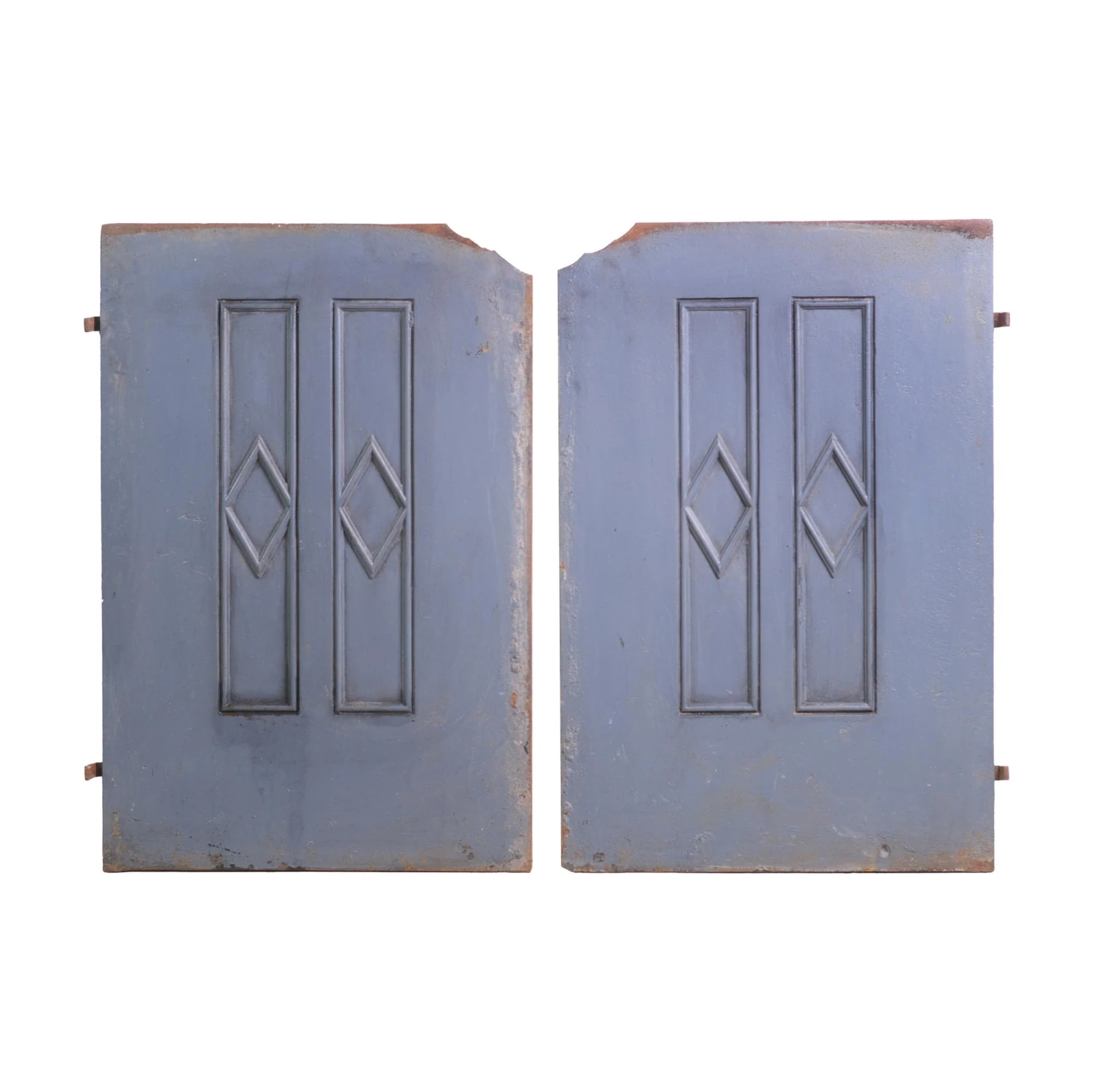 Pair Of Antique Gray Fireplace Interior Wall Backs 3 Pair Of Antique Gray Fireplace Interior Wall Backs