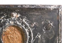 Antique Victorian Textured Black Cast Iron Fireplace Insert 11 Antique Victorian Textured Black Cast Iron Fireplace Insert -OGT Sale Store screens covers q277908