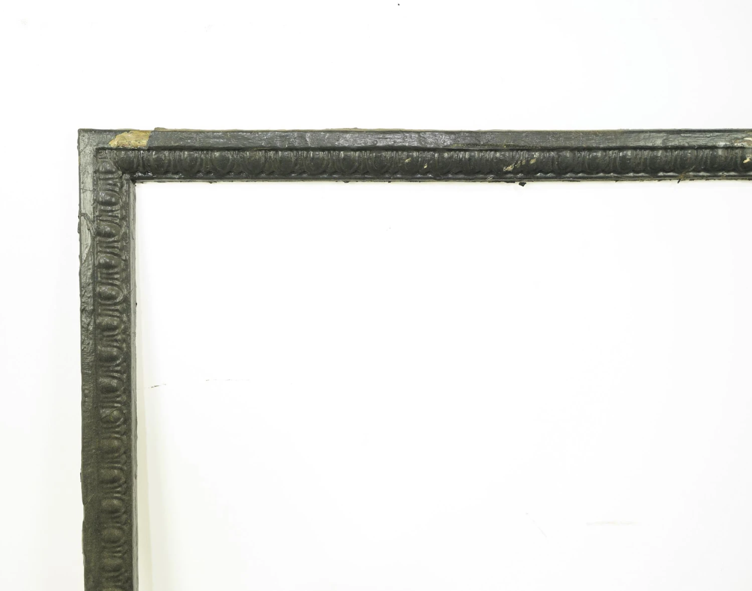 Reclaimed Black Cast Iron Ornate Fireplace Insert Frame 4 Reclaimed Black Cast Iron Ornate Fireplace Insert Frame - Image 2