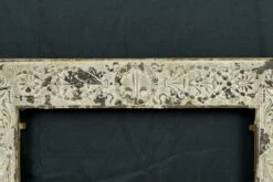 Antique Victorian White Painted Cast Iron Fireplace Insert Surround 12 Antique Victorian White Painted Cast Iron Fireplace Insert Surround -OGT Sale Store screens covers q283367