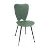 1960s Mid Century Green Vinyl Chair