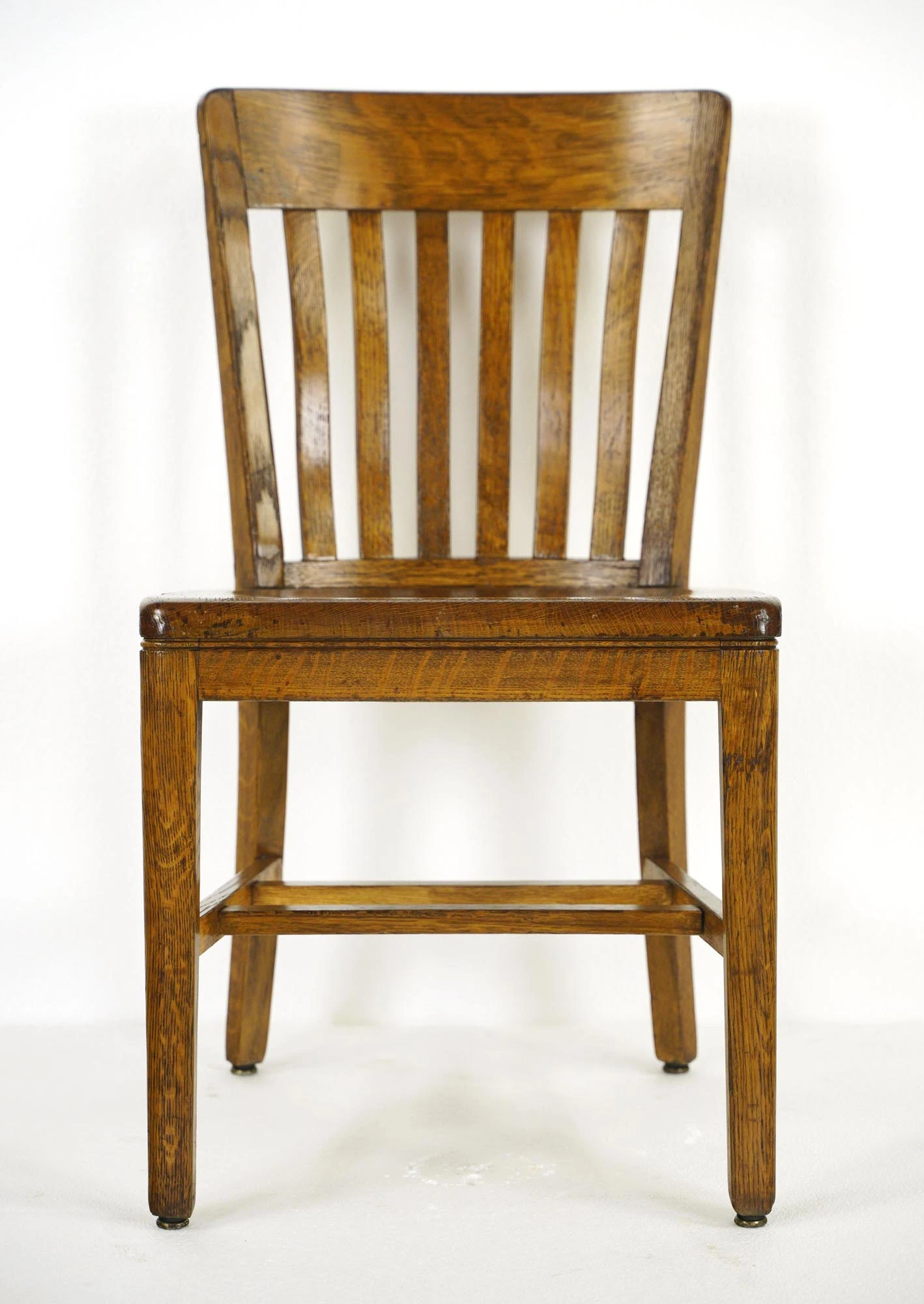 1960s Sikes Co. Dark Wood Oak Chair 3 1960s Sikes Co. Dark Wood Oak Chair
