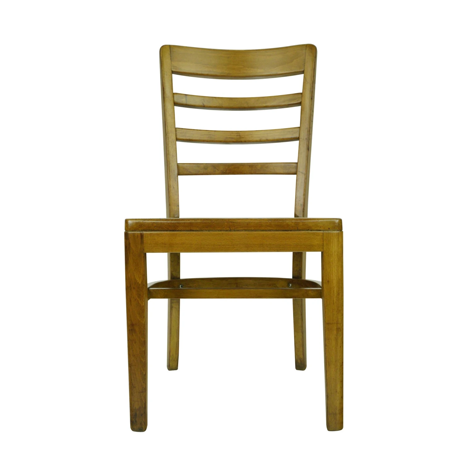 1970s New York Board Of Education Wood Slatted Chair 3 1970s New York Board Of Education Wood Slatted Chair