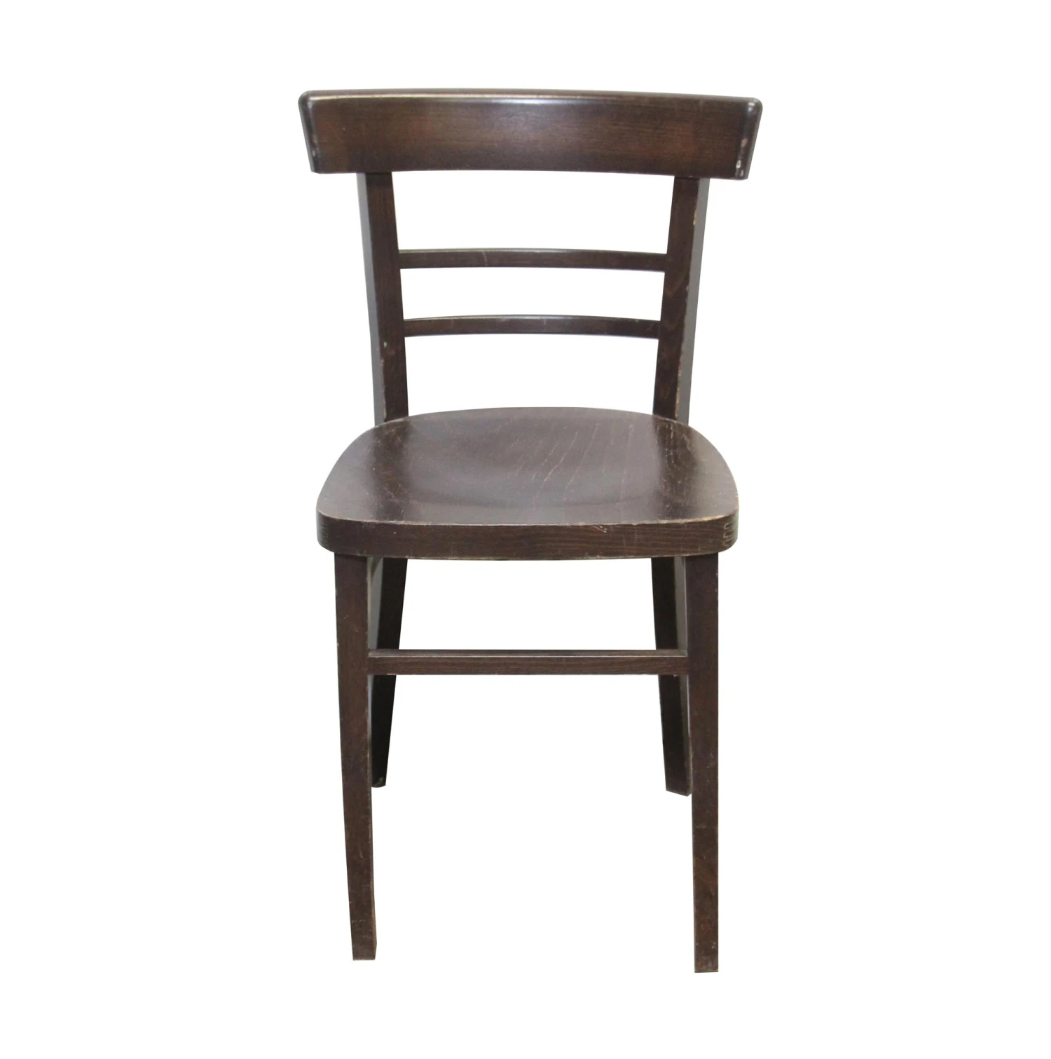 Vintage Traditional Dark Tone Wooden Bistro Chair 4 Vintage Traditional Dark Tone Wooden Bistro Chair - Image 2