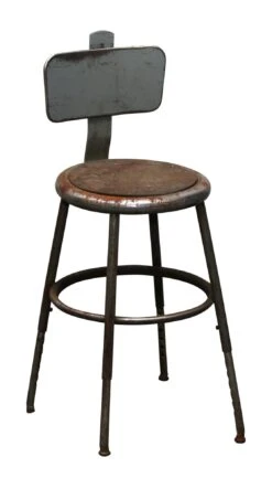 Aged Factory Stool