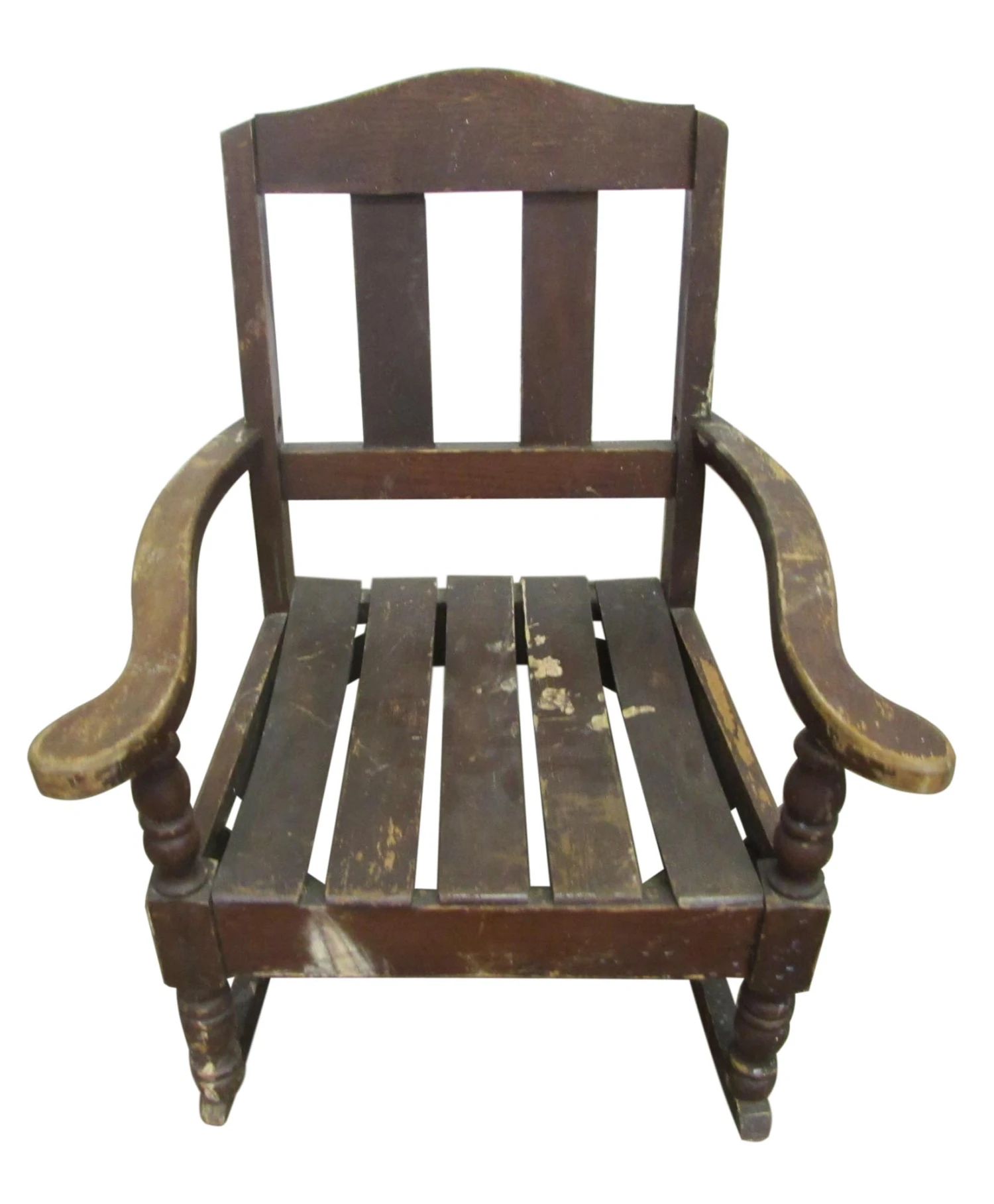 Antique Child Sized Wooden Rocker Chair 3 Antique Child Sized Wooden Rocker Chair