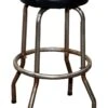 Black & Chrome Stool 1 Black & Chrome Stool -OGT Sale Store seating black chrome stool m237650