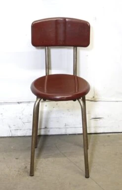 Vintage Mid Century Brown Bakelite Steel Kitchen Chair 10 Vintage Mid Century Brown Bakelite Steel Kitchen Chair -OGT Sale Store seating for sale 21bel09224