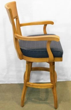 Traditional Blue High Top Swivel Bar Chair -OGT Sale Store seating for sale l200773