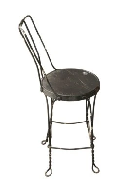 Vintage Black Ice Cream Parlor Chair -OGT Sale Store seating for sale l206576