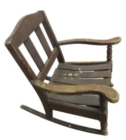 Antique Child Sized Wooden Rocker Chair 12 Antique Child Sized Wooden Rocker Chair -OGT Sale Store seating for sale m218868