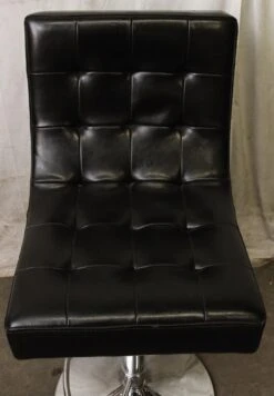 Black Swivel Chair With Chrome Base -OGT Sale Store seating for sale m230967