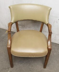 Studded Vinyl Tan Chair 11 Studded Vinyl Tan Chair -OGT Sale Store seating for sale m237517