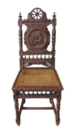 Set Of 6 Antique English Renaissance Carved Wooden Chairs 20 Set Of 6 Antique English Renaissance Carved Wooden Chairs -OGT Sale Store seating for sale n232215