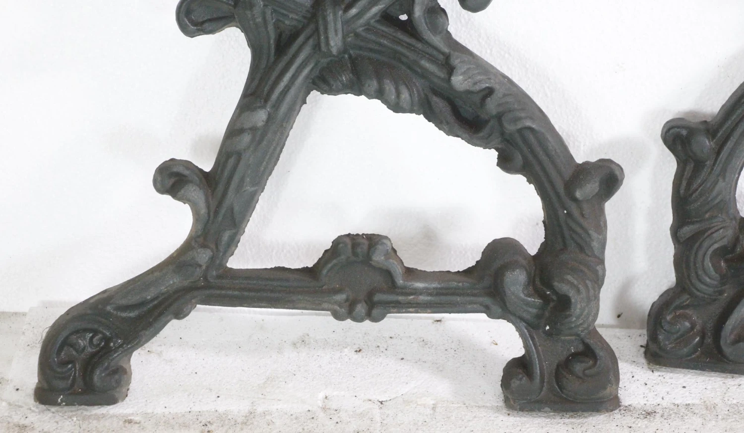 Pair Of Victorian Cast Iron Bench Leg Supports 5 Pair Of Victorian Cast Iron Bench Leg Supports - Image 3