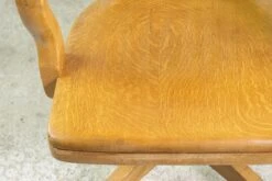 Light Tone Solid Oak Rolling Banker’s Chair With Swivel Seat 16 Light Tone Solid Oak Rolling Banker’s Chair With Swivel Seat -OGT Sale Store seating for sale q277749