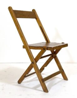 Reclaimed Slatted Wood Church Event Folding Chair 13 Reclaimed Slatted Wood Church Event Folding Chair -OGT Sale Store seating for sale q282070