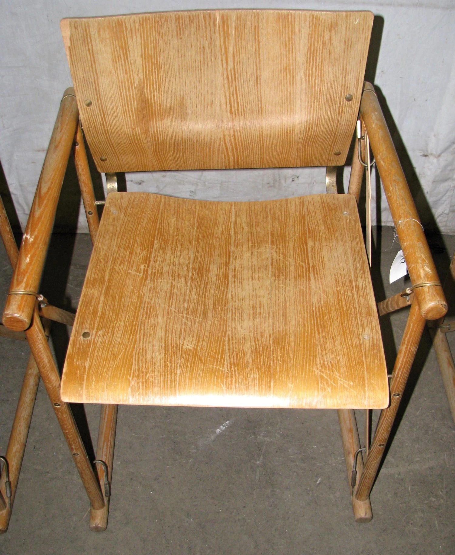 Set Of Mid Century Bamboo Arm Chairs 4 Set Of Mid Century Bamboo Arm Chairs - Image 2