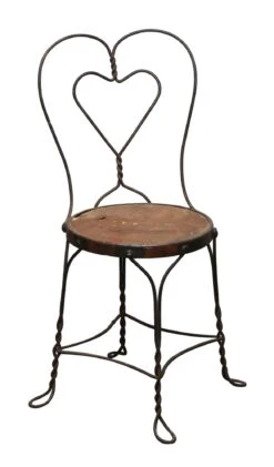 Worn Ice Cream Parlor Chair 8 Worn Ice Cream Parlor Chair -OGT Sale Store seating m237649