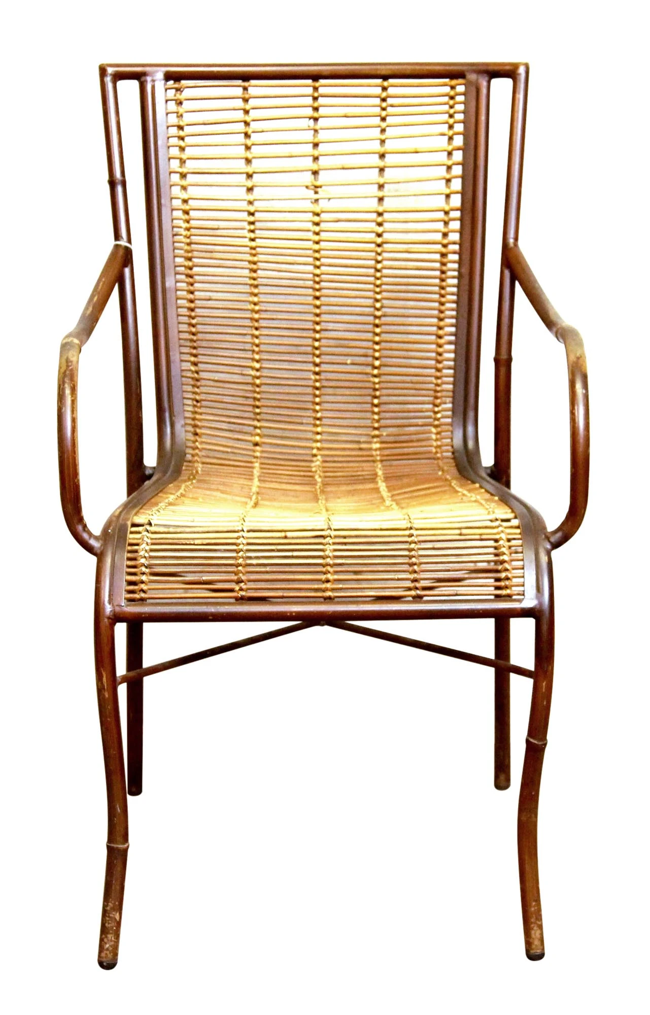 Mid Century Rattan Chair 3 Mid Century Rattan Chair