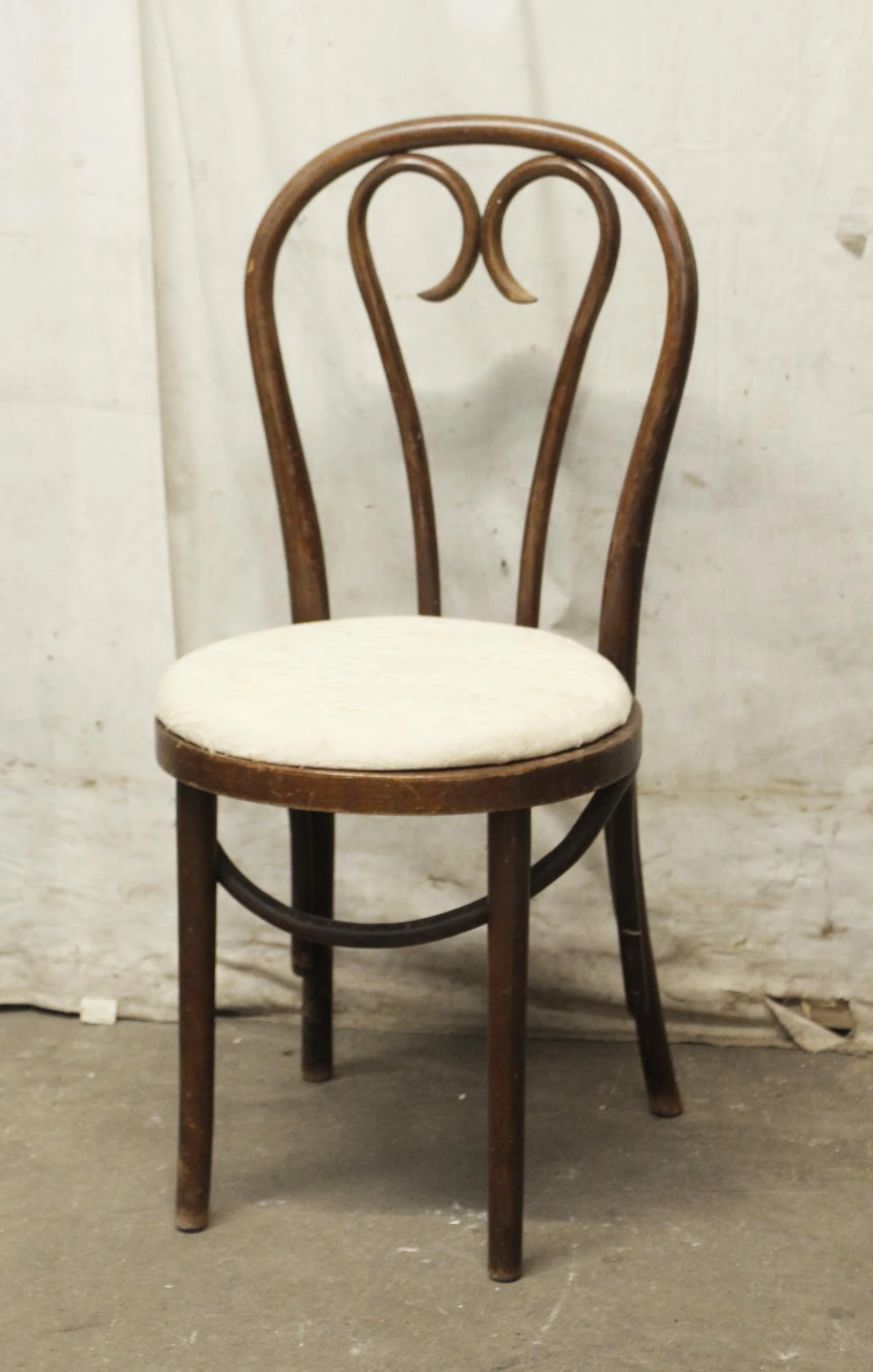 Wooden Bistro Chair With Round Seat 4 Wooden Bistro Chair With Round Seat - Image 2