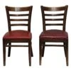 Pair Of Chairs With Red Seats 2 Pair Of Chairs With Red Seats -OGT Sale Store seating pair of chairs with red seats n245765