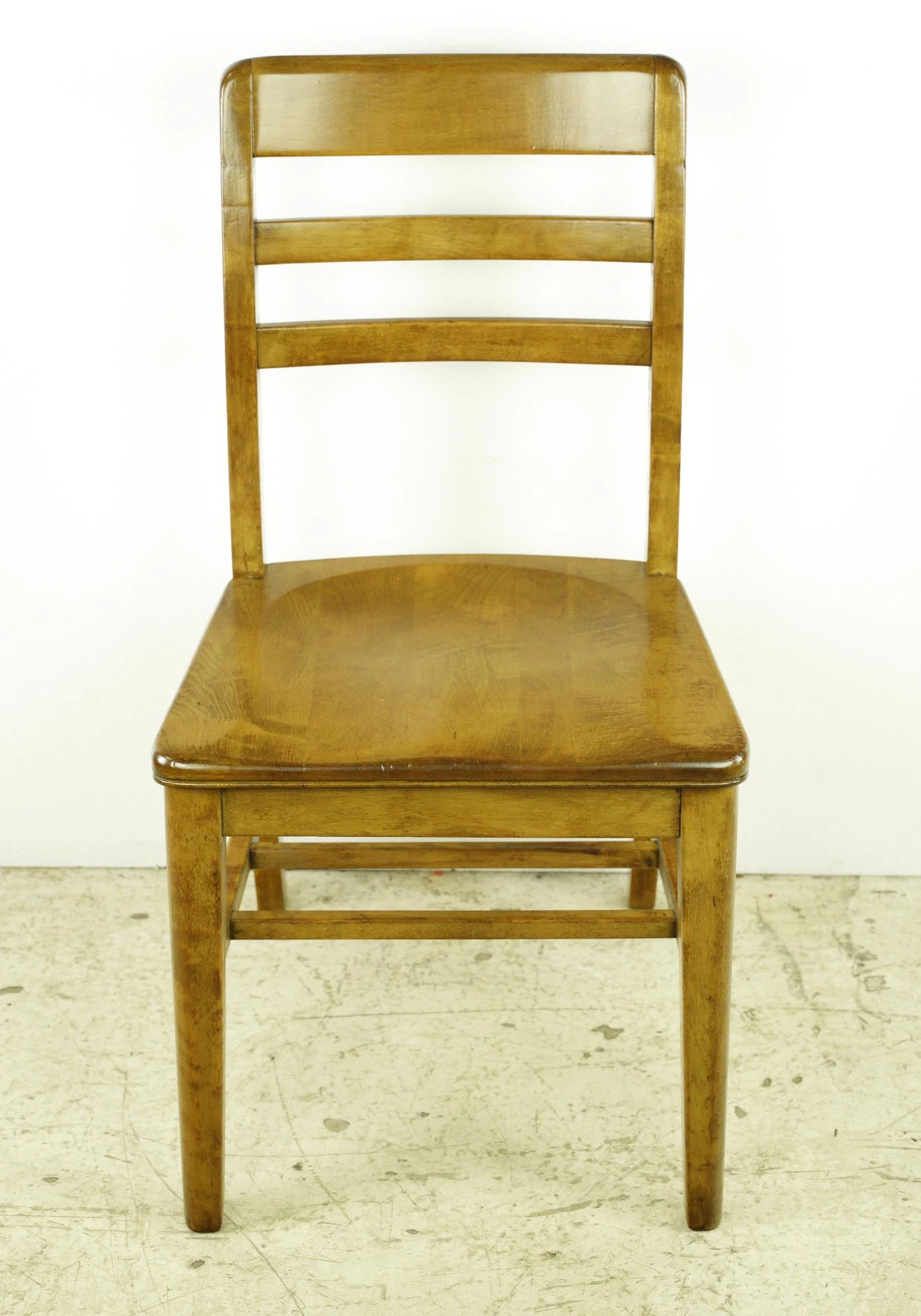 Newly Refinished Vintage Maple Slat Back Chair 4 Newly Refinished Vintage Maple Slat Back Chair - Image 2