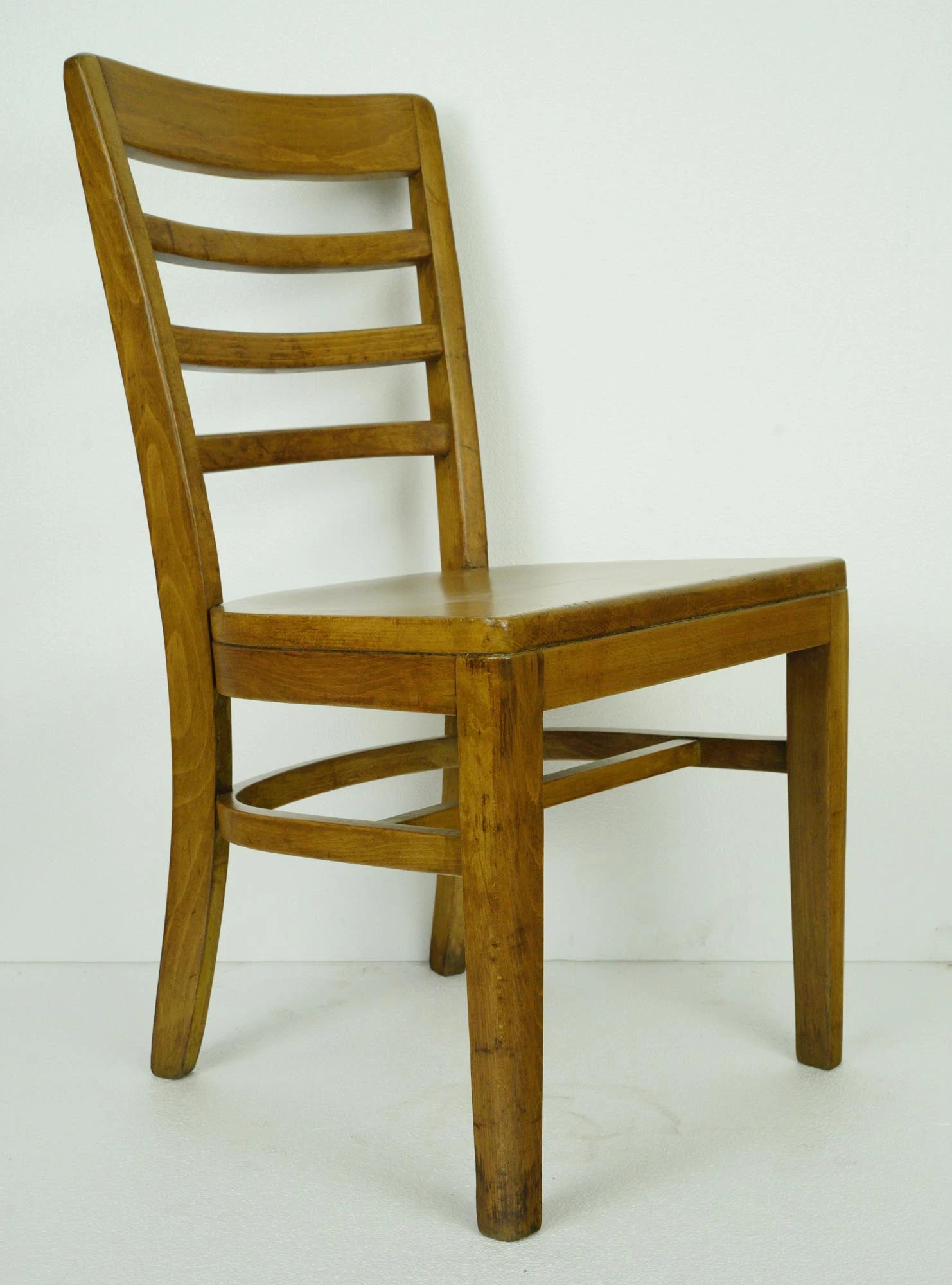 1970s New York Board Of Education Wood Slatted Chair 4 1970s New York Board Of Education Wood Slatted Chair - Image 2