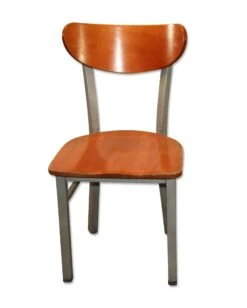 Reclaimed Maple Wood Aluminum Frame Restaurant Chair