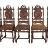Set Of 6 Antique English Renaissance Carved Wooden Chairs 1 Set Of 6 Antique English Renaissance Carved Wooden Chairs -OGT Sale Store seating set of 6 antique english renaissance carved wooden chairs n232215