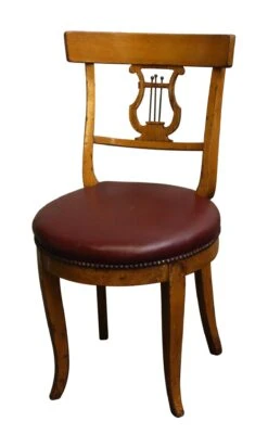 Vintage Harp Wooden Chair