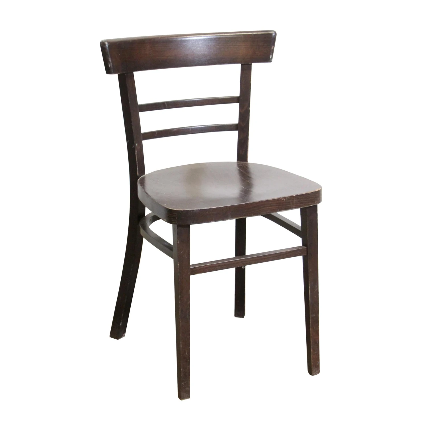 Vintage Traditional Dark Tone Wooden Bistro Chair 3 Vintage Traditional Dark Tone Wooden Bistro Chair