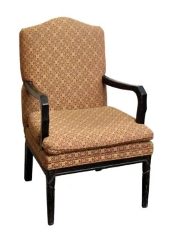 Vintage Victorian Arm Chair With Upholstery