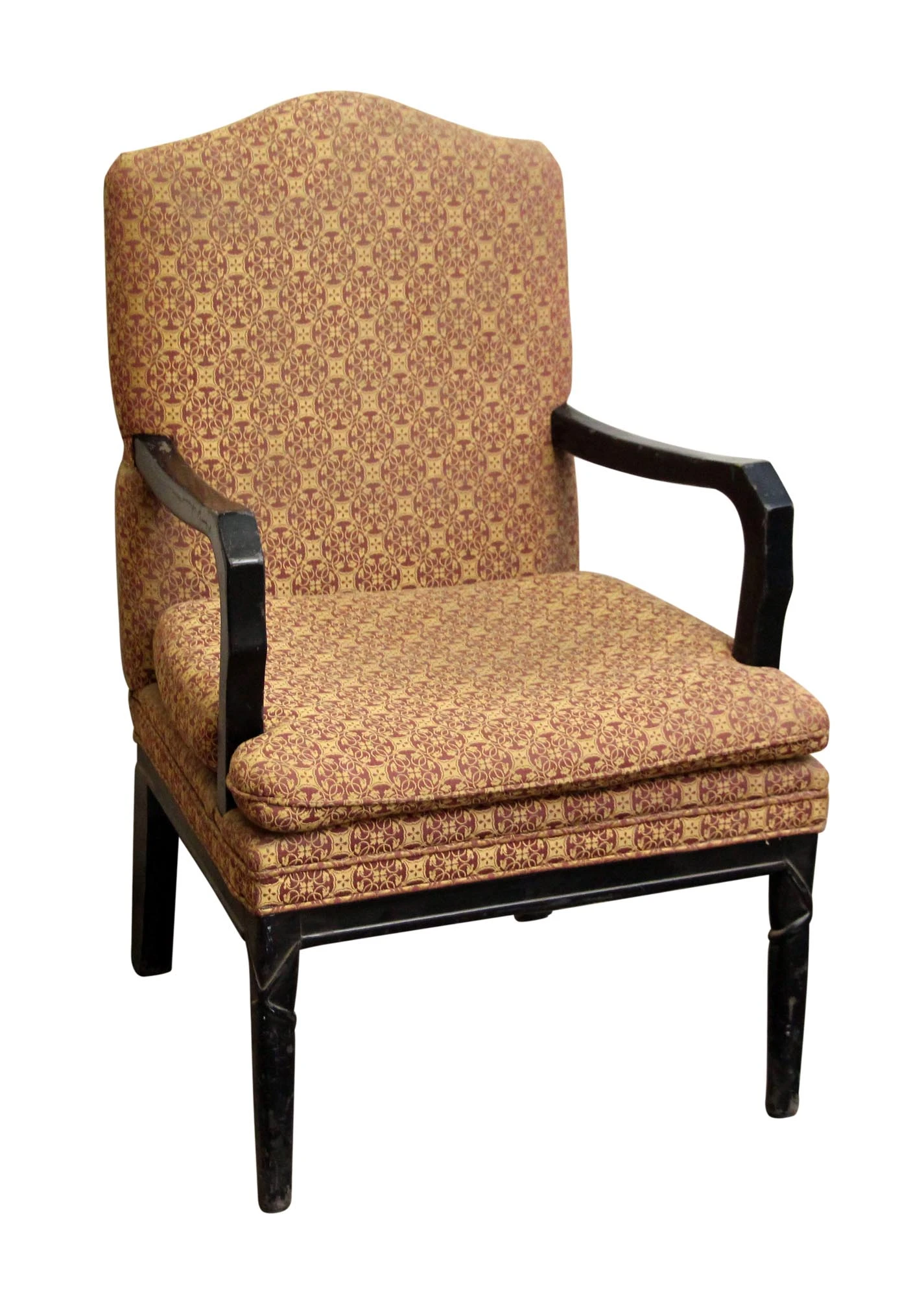 Vintage Victorian Arm Chair With Upholstery 3 Vintage Victorian Arm Chair With Upholstery