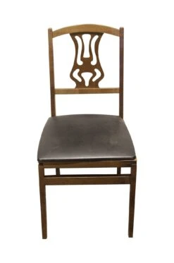 Wooden Folding Chairs With Carved Back