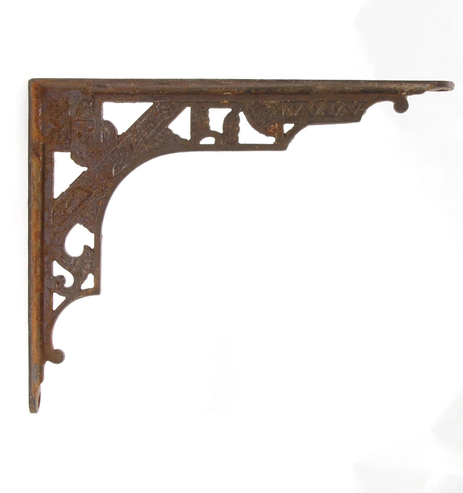 Antique 6.875 In. Cast Iron Aesthetic Shelf Bracket 3 Antique 6.875 In. Cast Iron Aesthetic Shelf Bracket