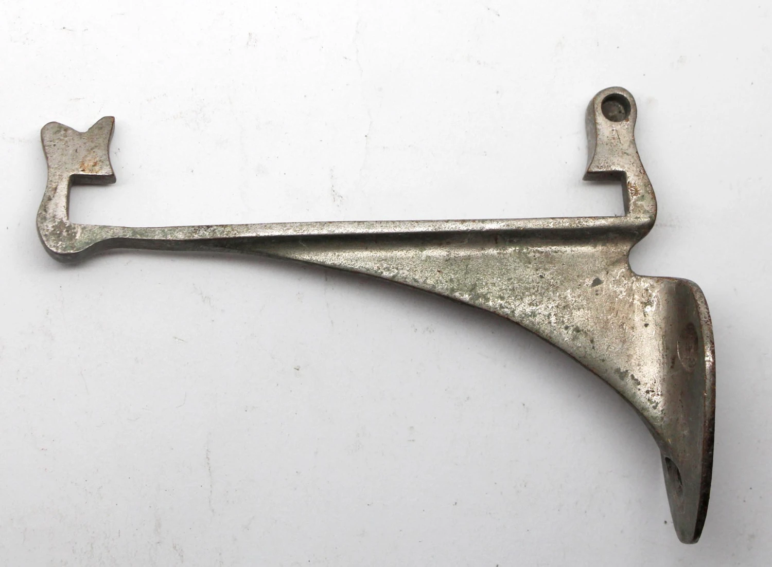 Nickel Over Brass Shelf Bracket 4 Nickel Over Brass Shelf Bracket - Image 2