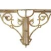 Pair Of 17.5 In. Antique Eastlake Wrought Iron Wall Brackets