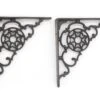 Pair Of Victorian 4.875 In. Cast Iron Black Shelf Brackets 1 Pair Of Victorian 4.875 In. Cast Iron Black Shelf Brackets -OGT Sale Store shelf sign brackets pair of victorian 4875 in cast iron black shelf brackets q287019