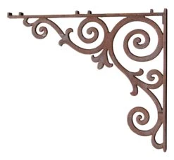 Set Of Four Large Iron Brackets