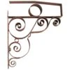 Wrought Iron Scrolled Sign Bracket 2 Wrought Iron Scrolled Sign Bracket -OGT Sale Store shelf sign brackets wrought iron scrolled sign bracket n247359